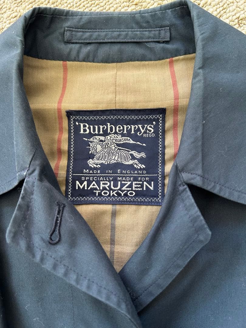 Burberrys ベルト付きトレンチコート ネイビー