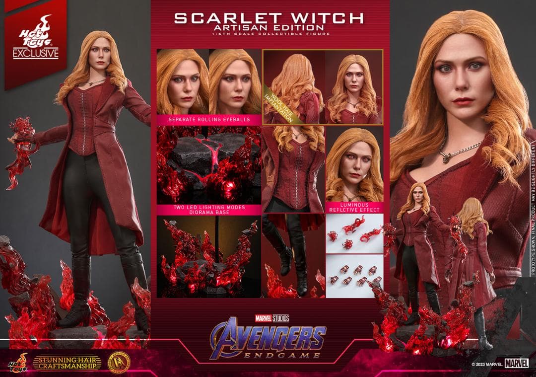 ホットトイズ 1/6 DX アルチザン スカーレット・ウィッチ DX36AE