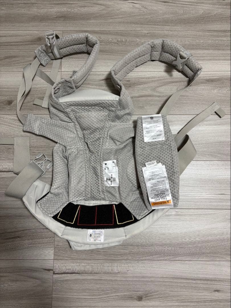 コジコジ先生 エルゴ　抱っこ紐 グレー メッシュ素材　オムニブリーズ