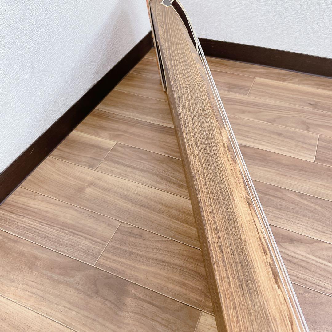 琴 すだれ彫り くり甲 蒔絵あり 13弦　上角