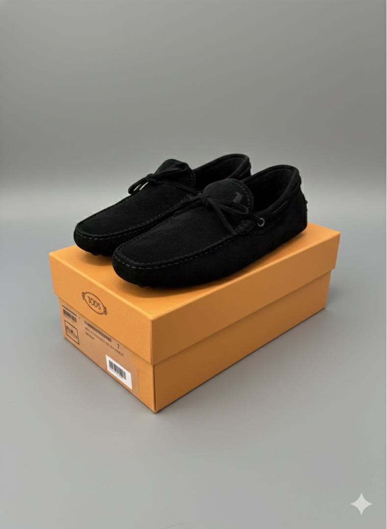 TOD'S トッズ ゴンミーニ ドライビングシューズ ブラック イタリア製
