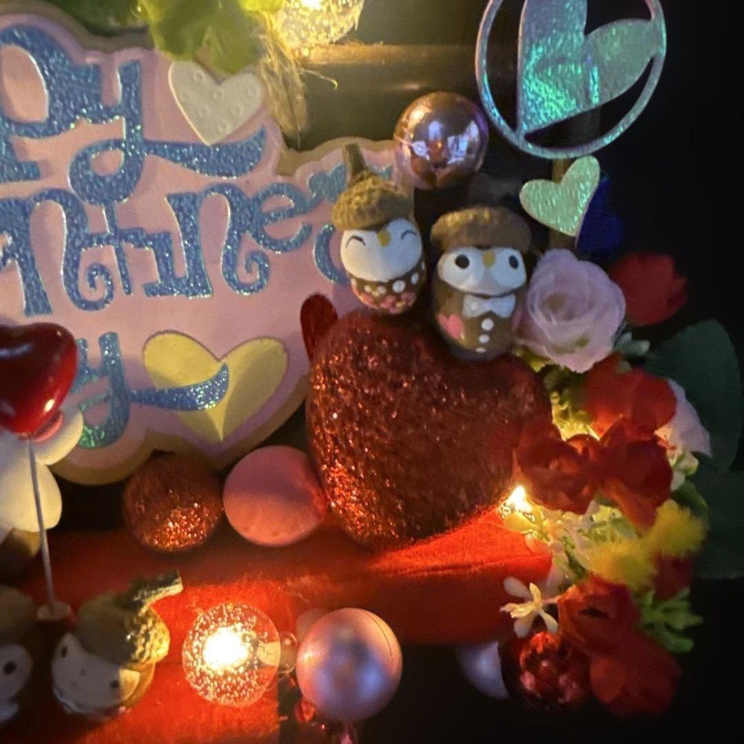 どんぐりアート♡StValentine タペストリー 2点♡