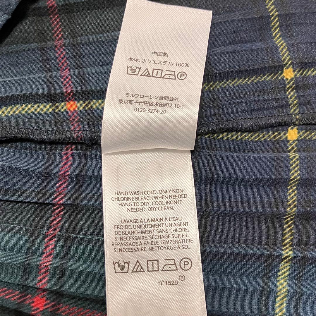 Polo by RALPH LAUREN チェックプリーツロングスカート