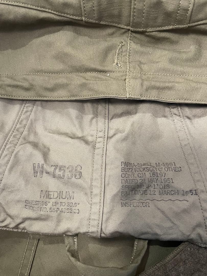 n*s様 Buzz Rickson M-51 Fishtail Parka