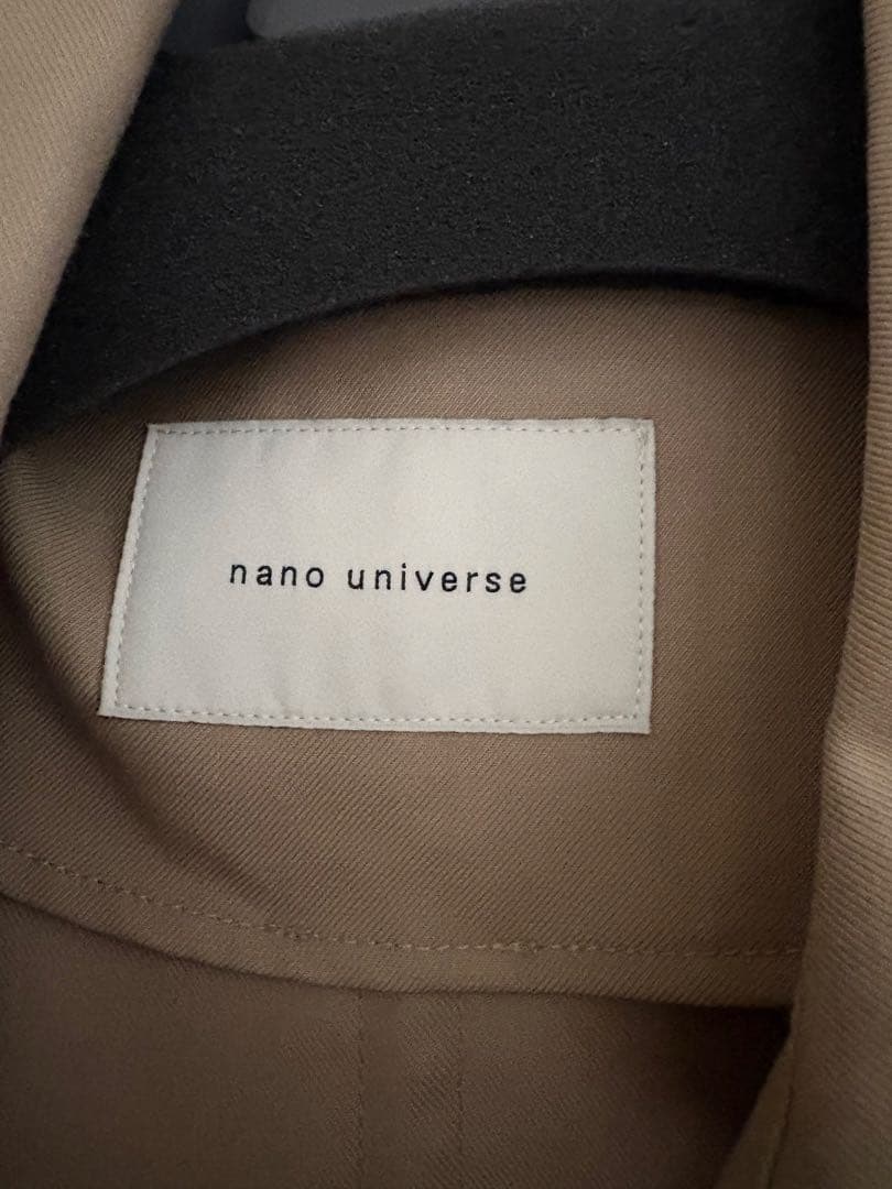 新品未使用nano universe ベージュトレンチコート