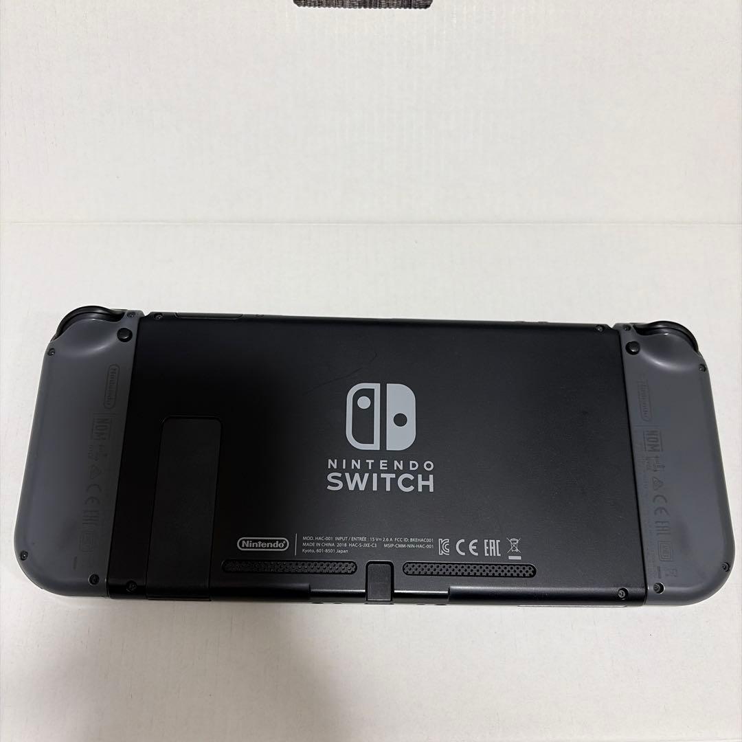 Nintendo Switch 本体 グレー 2019年版　ケース付き