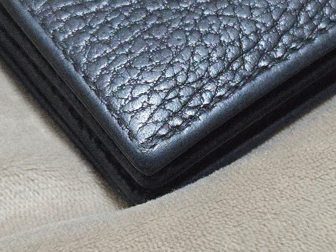 GUCCI グッチ GGマーモント 二つ折り財布 レザー ブラック