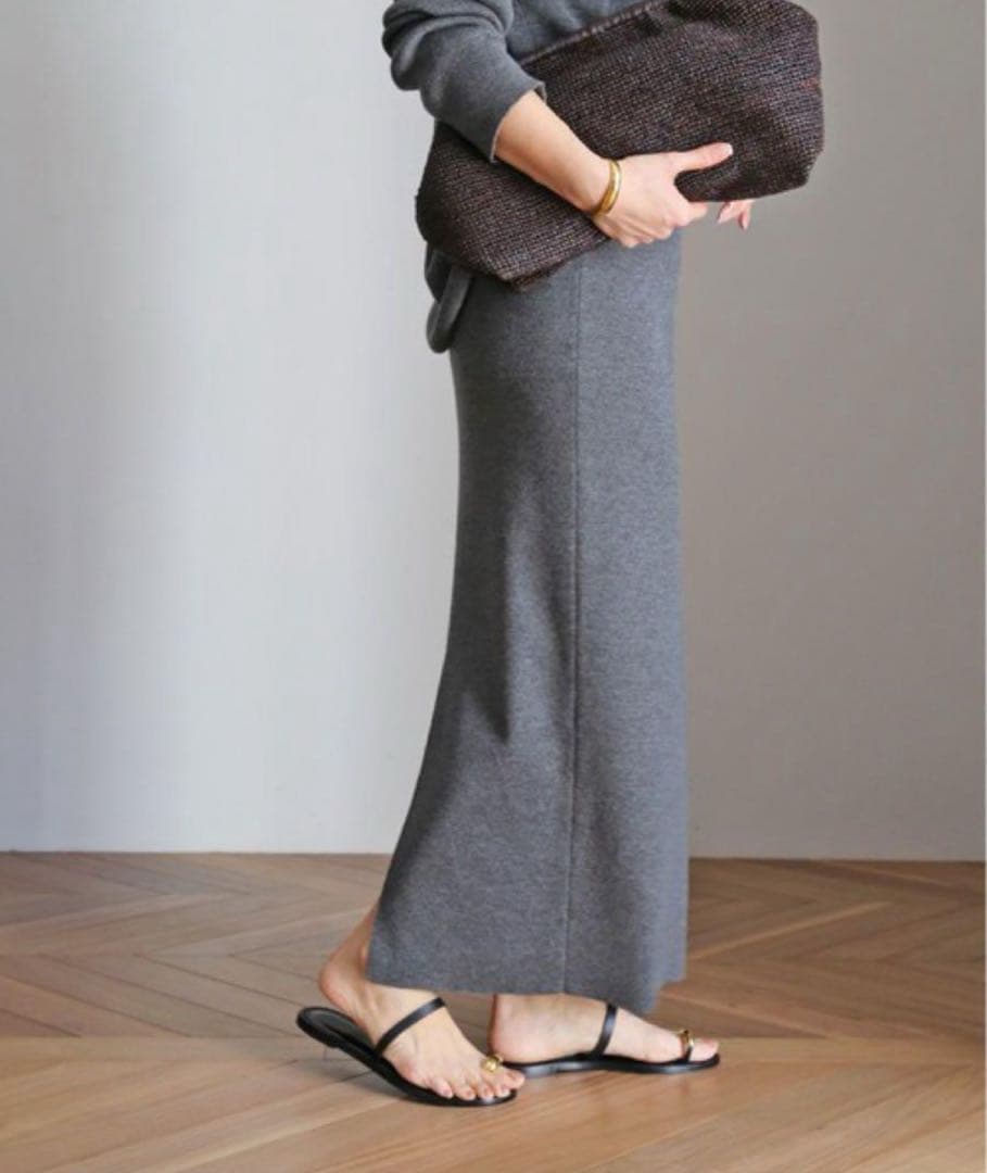 Deuxieme Classe tranquil knit スカート