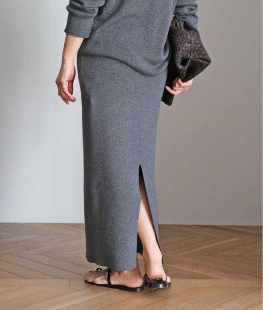 Deuxieme Classe tranquil knit スカート