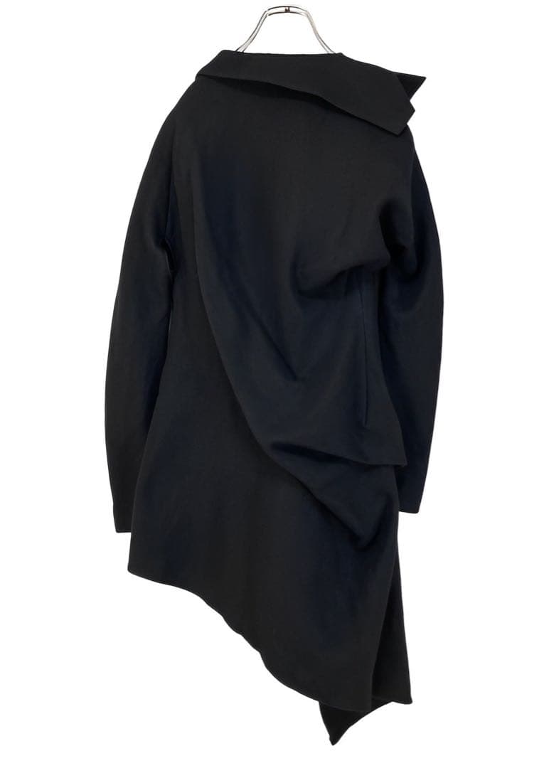 ヨウジヤマモト GAUZE HERRINGBONE JACKET 黒1