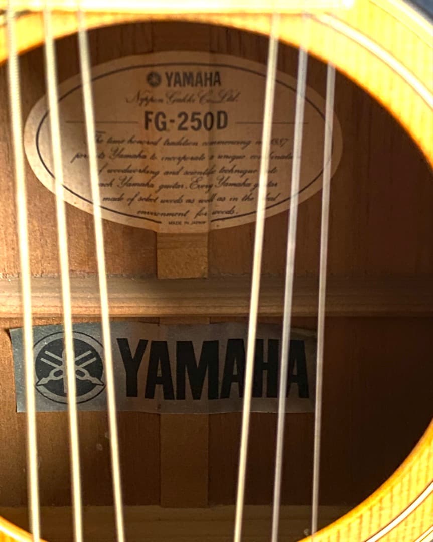 【送料込み】YAMAHA FG-250D アコースティック ギター 日本製