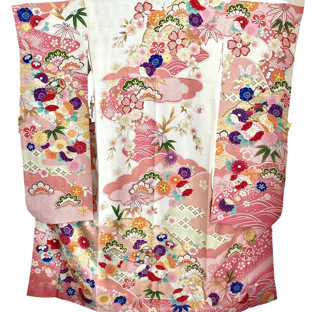 鈴乃屋 宝尽くし 鼓 振袖6点セット‼️振袖セット フルセット NO5＋ま14