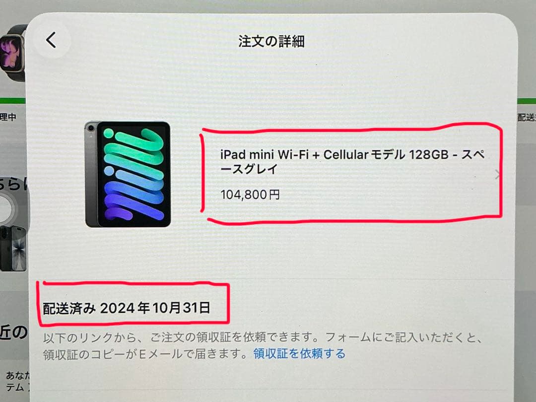 iPad mini A17 Pro Cellularモデル 128GB