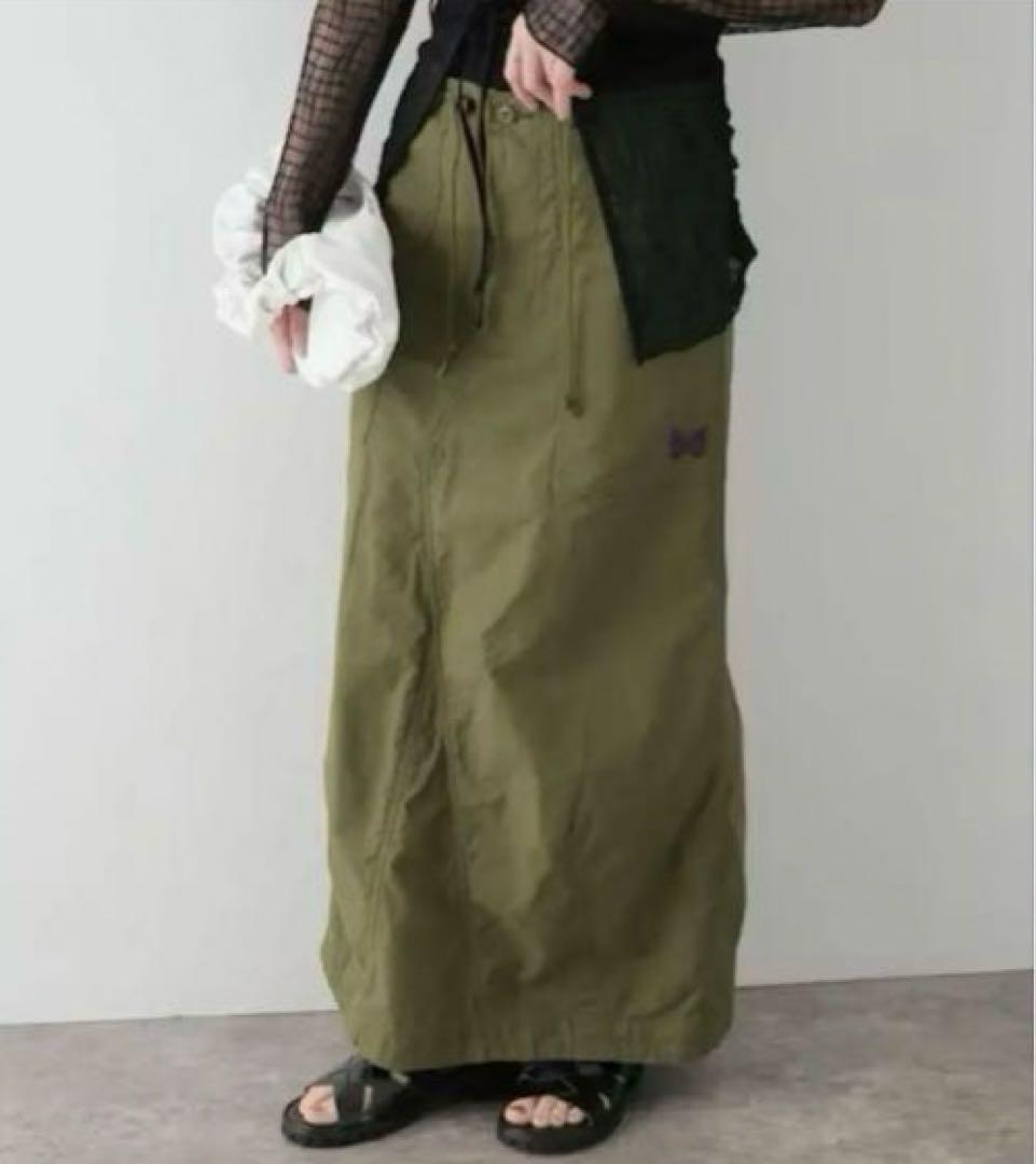 NEEDLES STRING FATIGUE ロングスカート