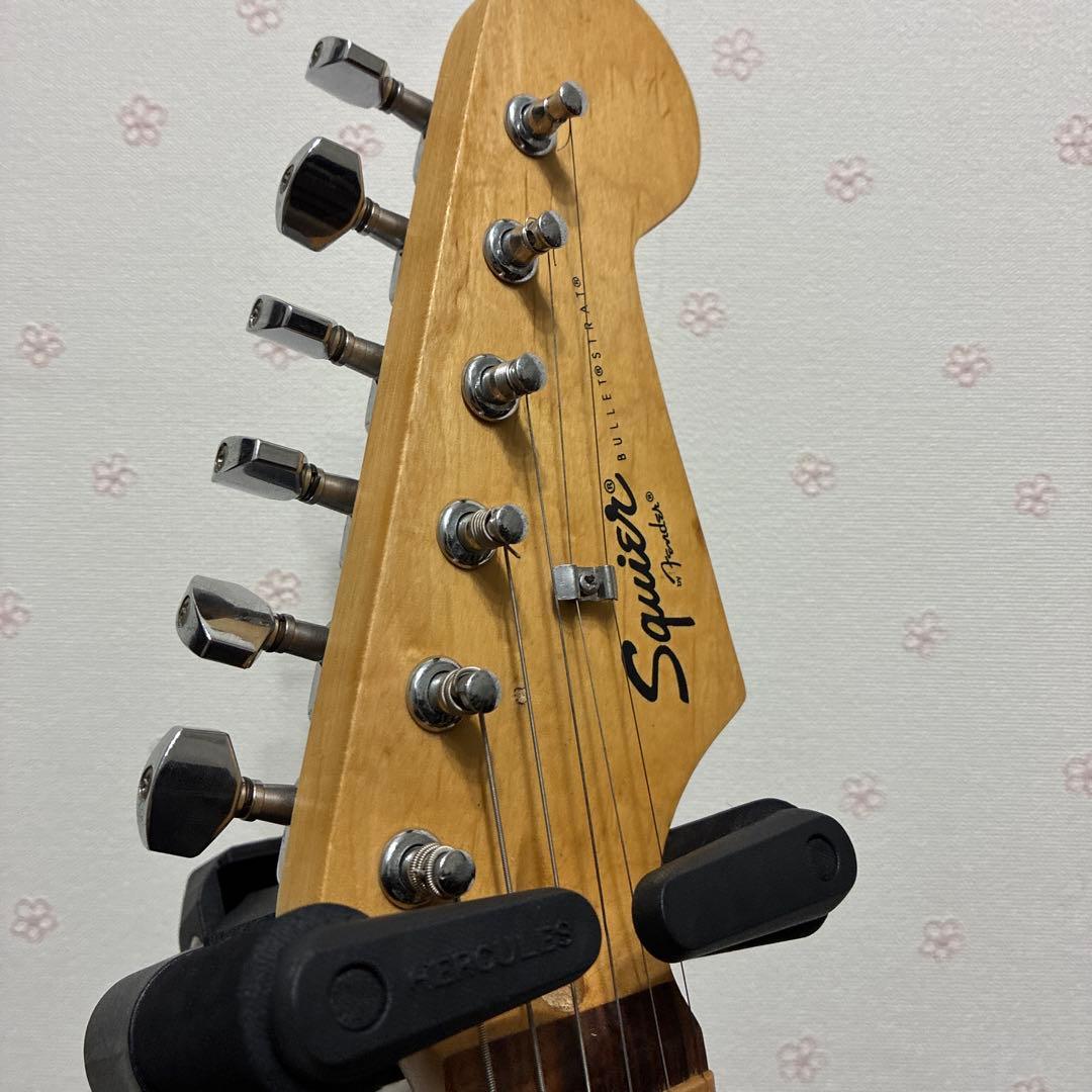 【ソフトケース付き】squier BULLET ストラト白【2010年製】