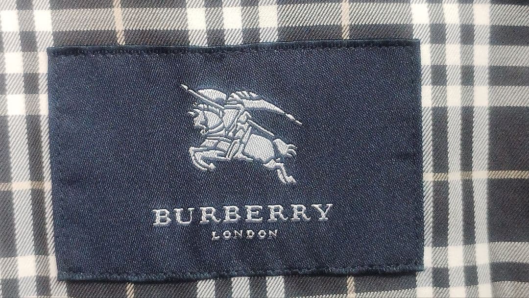 【古着】00 BURBERRY モッズコート ブラック