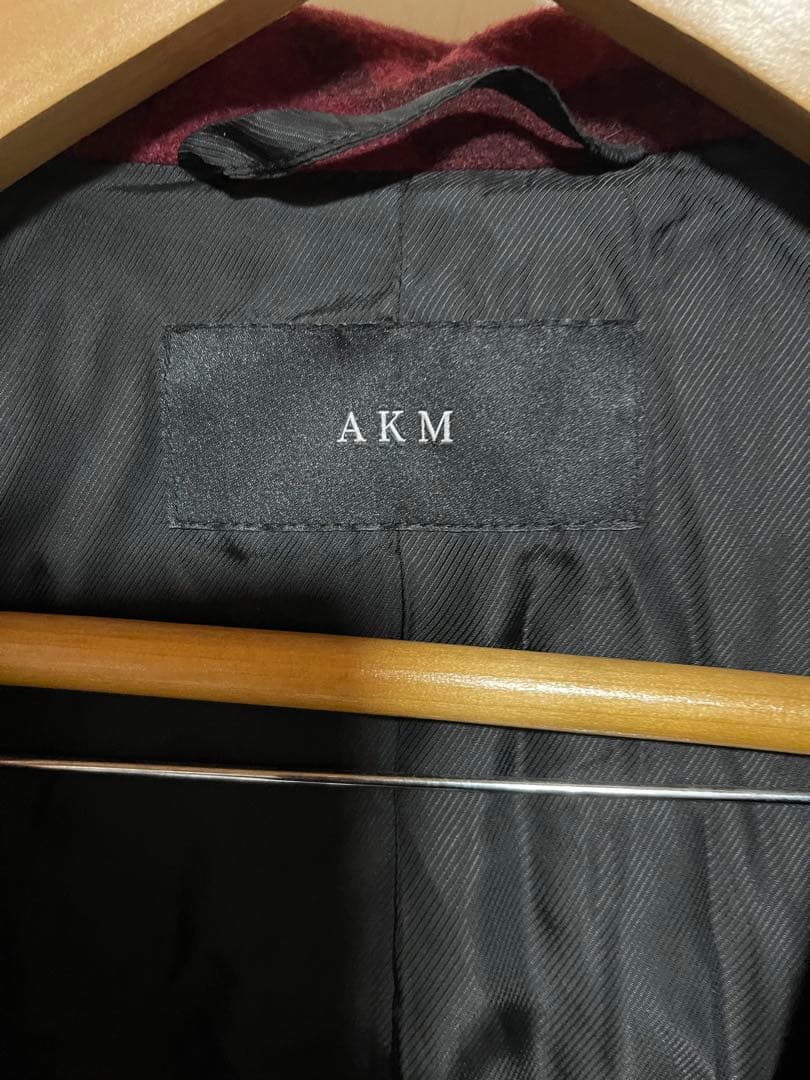 AKM ダッフルコート　サイズXL レッドカモフラージュ　美品　キムタク