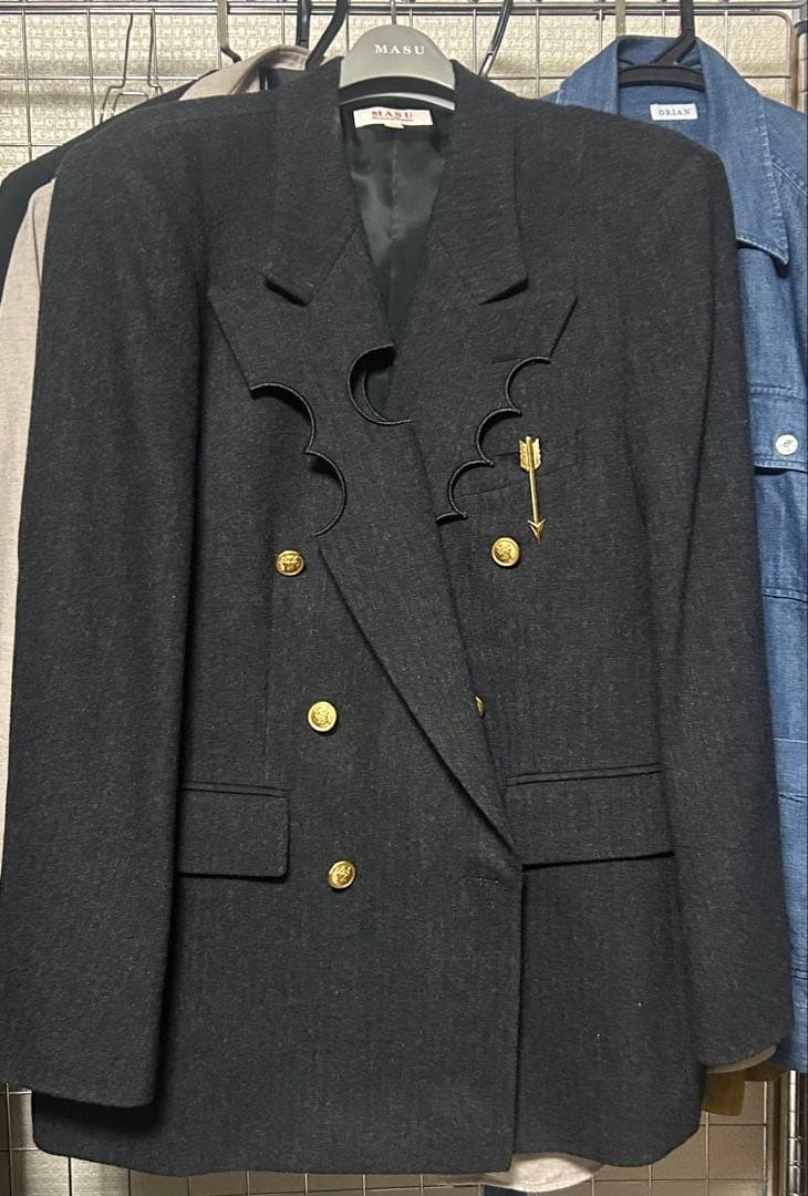 MASU 25AW テーラードジャケット グレー 48