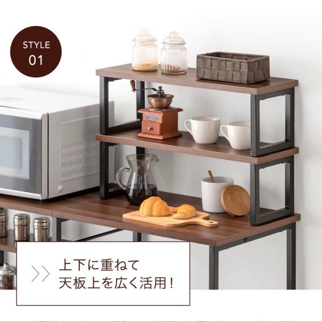 【値下げ】【美品】オープンキッチン収納　キッチンラック
