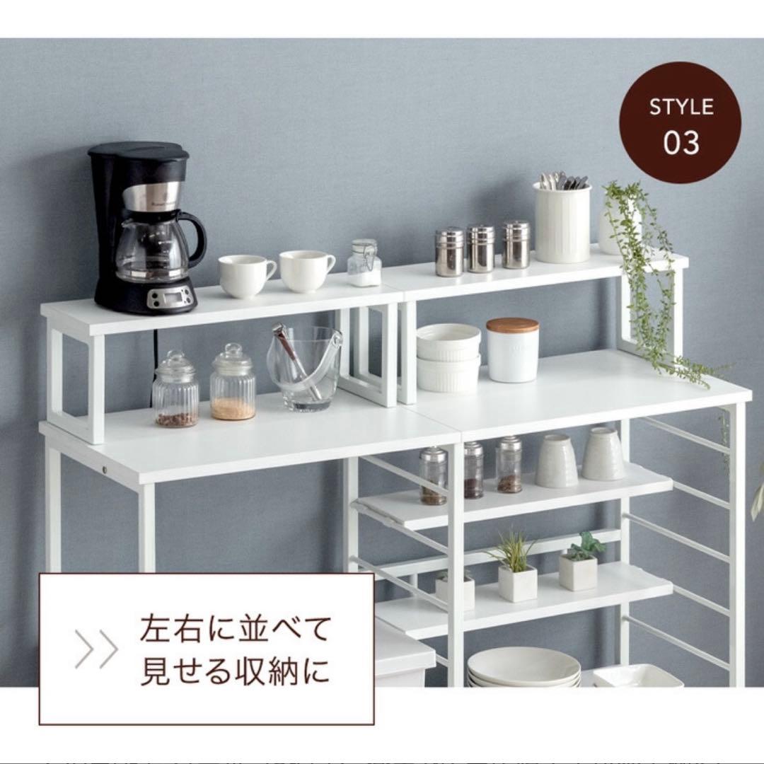 【値下げ】【美品】オープンキッチン収納　キッチンラック