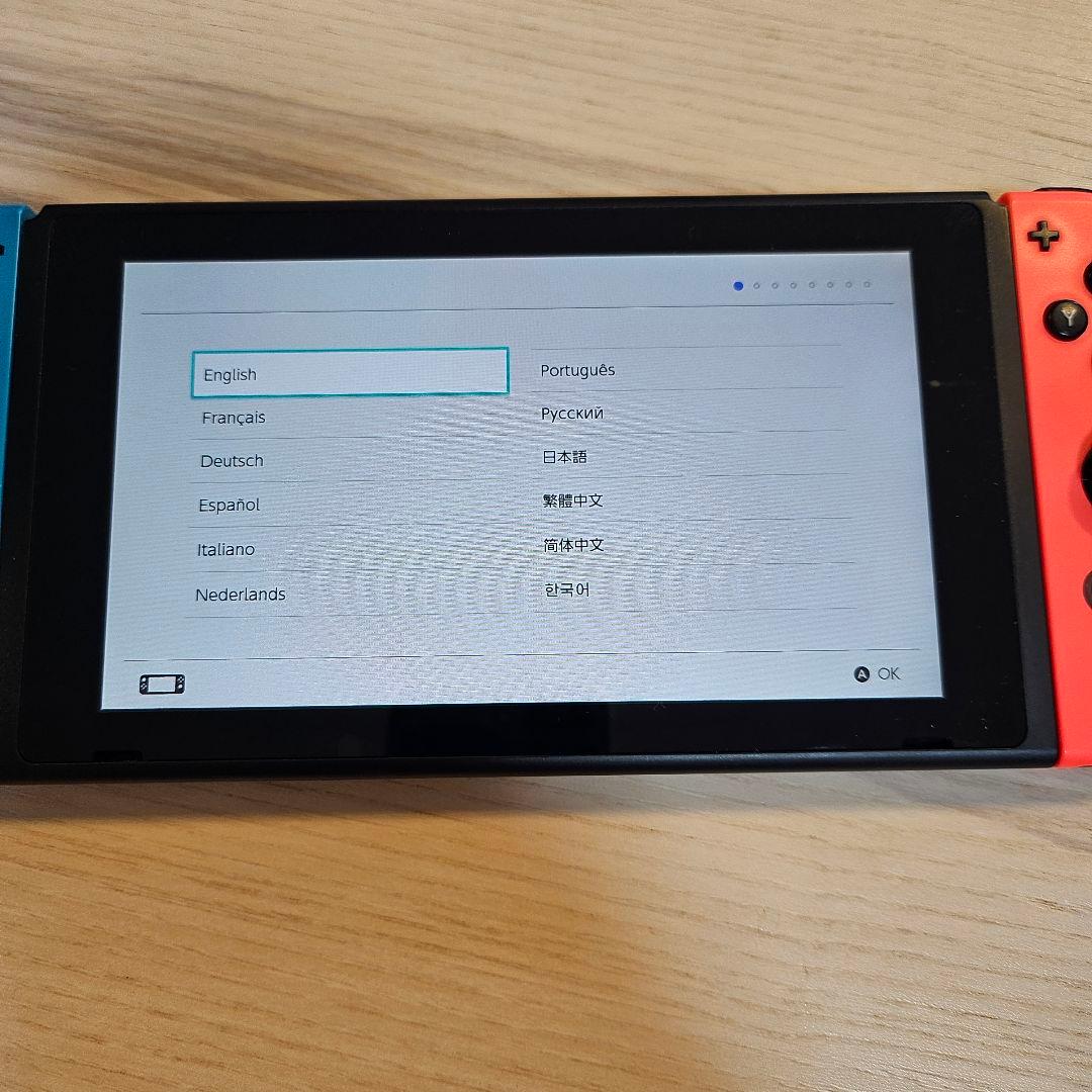 Nintendo Switch ネオンブルー/ネオンレッド 本体　箱なし