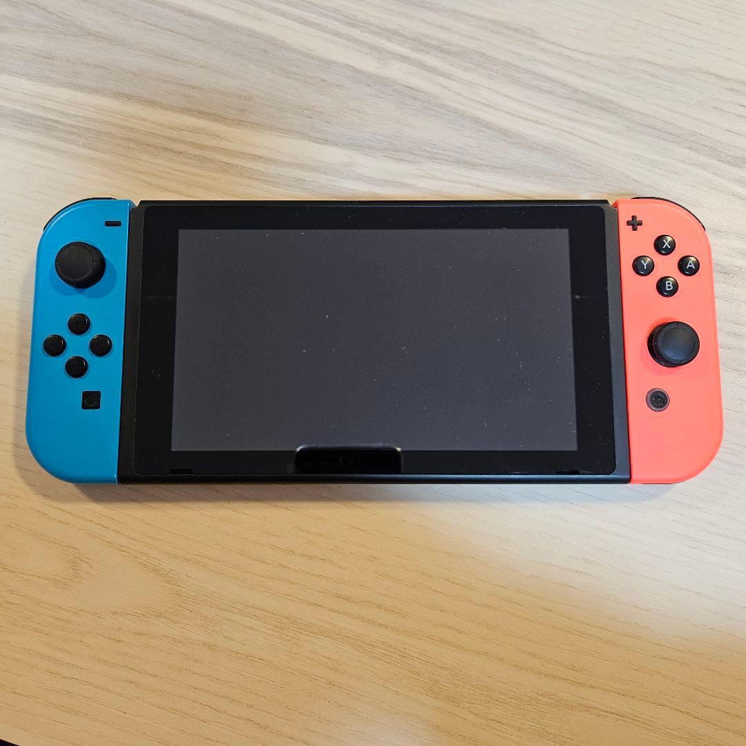 Nintendo Switch ネオンブルー/ネオンレッド 本体　箱なし