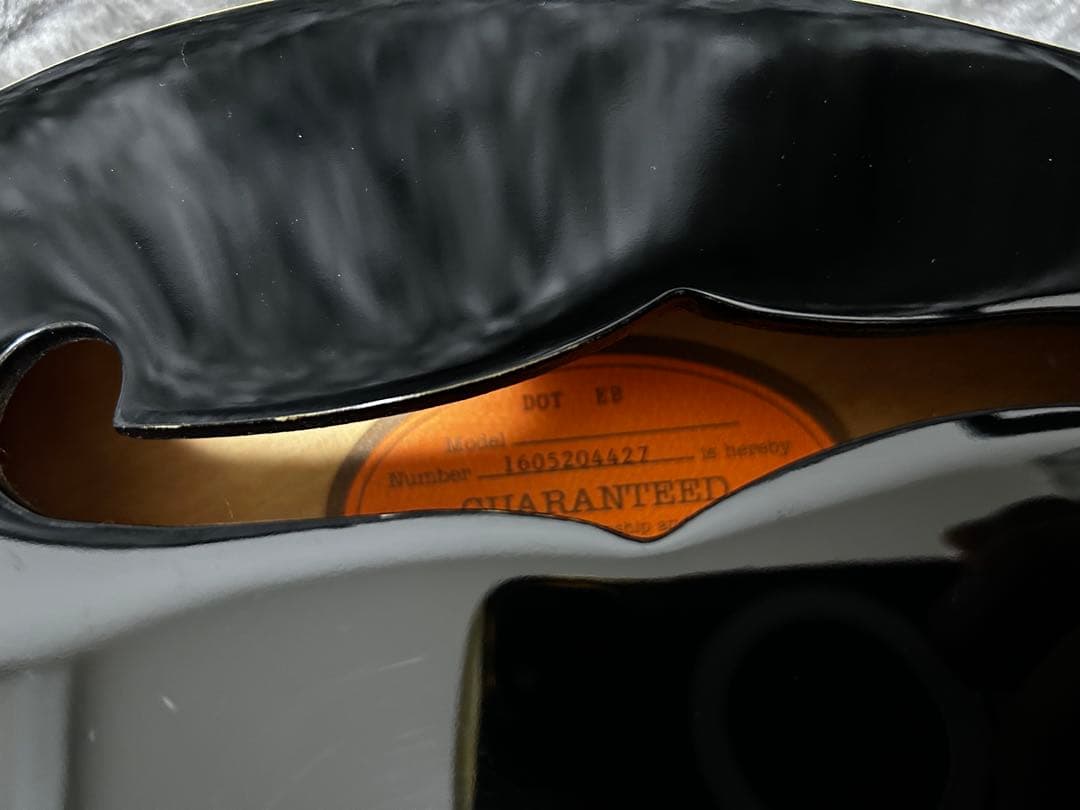 【大幅値下げ早い者勝ち】極上品Epiphone DOT EB セミアコ