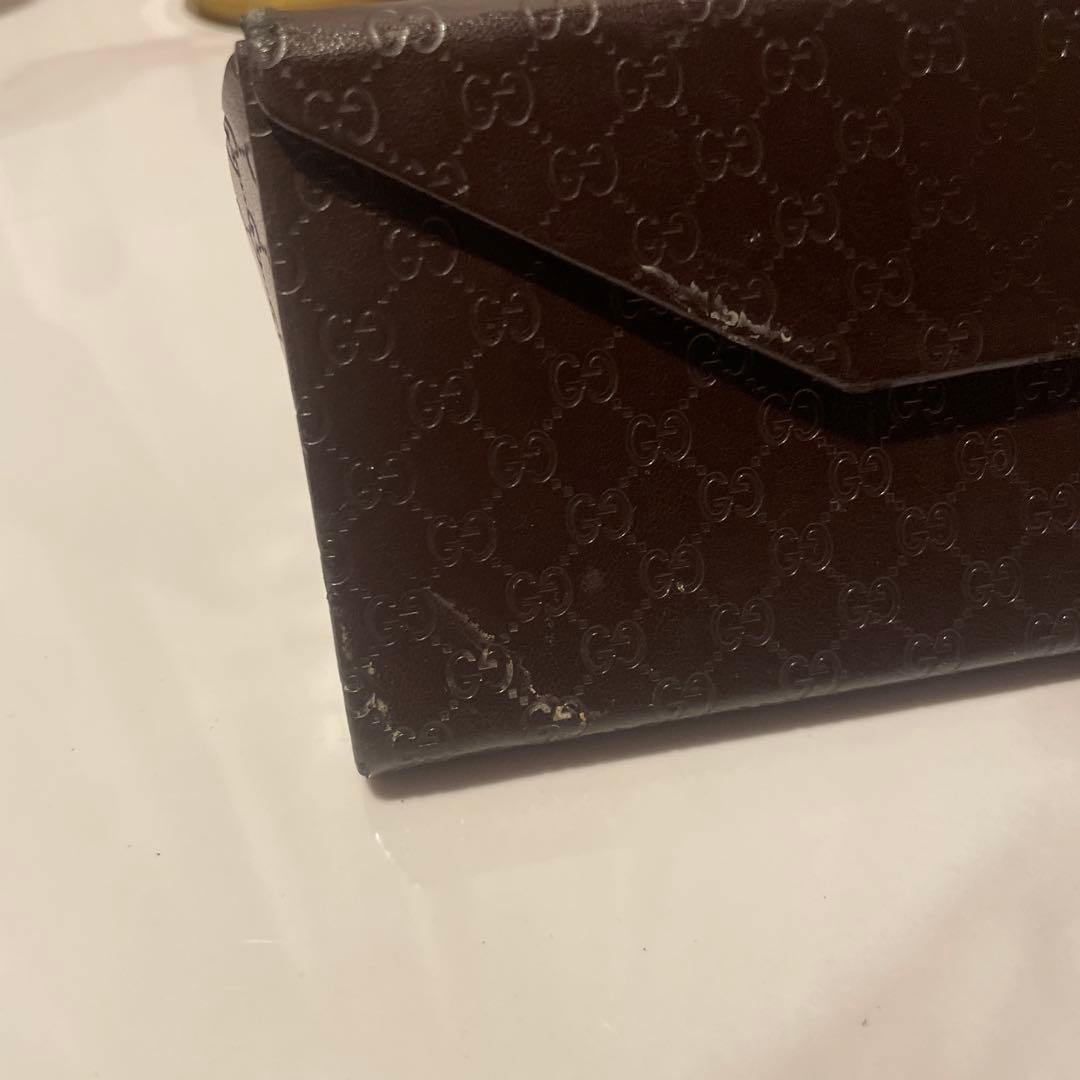 12/20まで［ケース付き］GUCCI バタフライ型 サングラス ブラウン