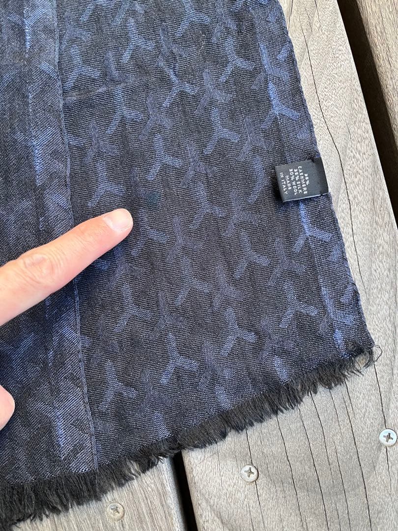SAINT LAURENT PARIS カシミア シルク ストール マフラー