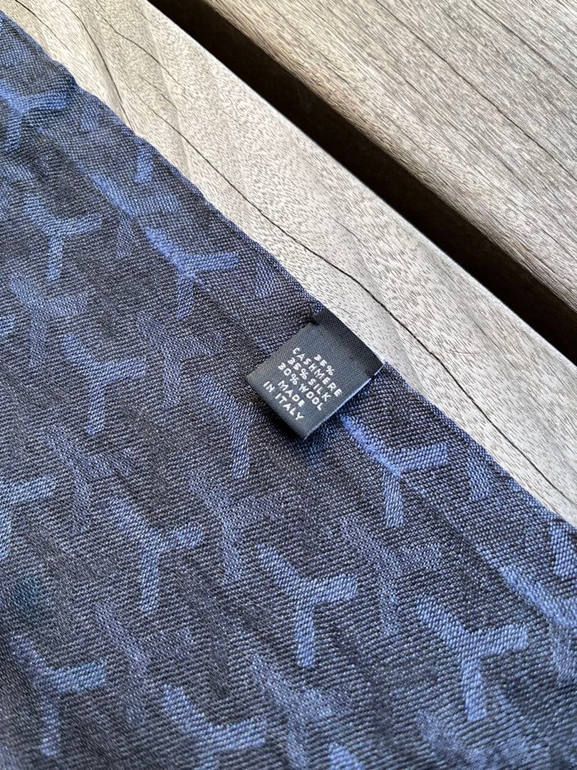 SAINT LAURENT PARIS カシミア シルク ストール マフラー