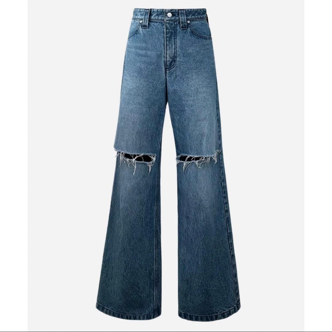 【sheller】シェリエ OKAYAMA Crash flare denim.
