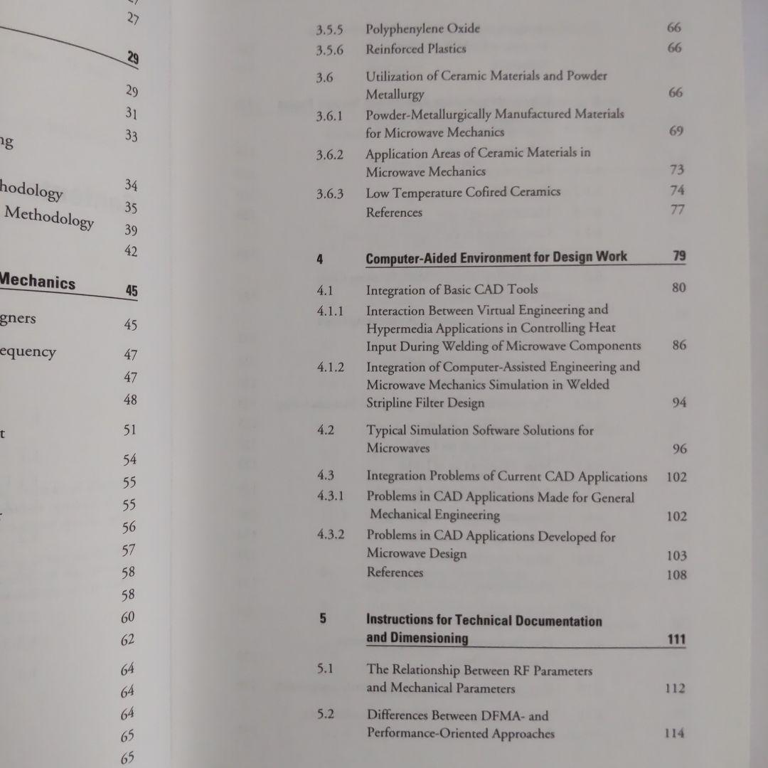 洋書 Microwave Component Mechanics