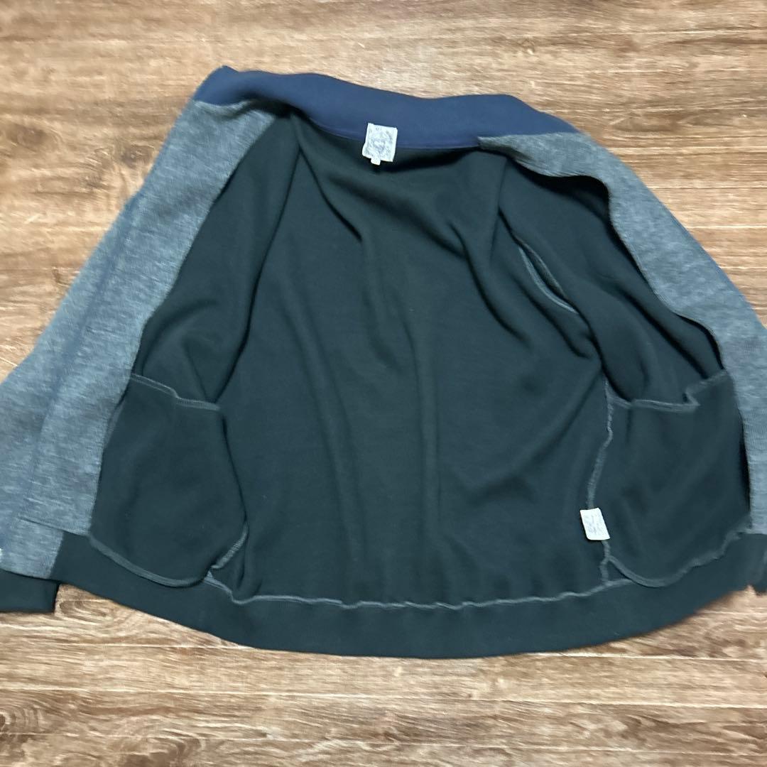 ニットブルゾン　シナコバ　XL グレー　ドライバーズニット