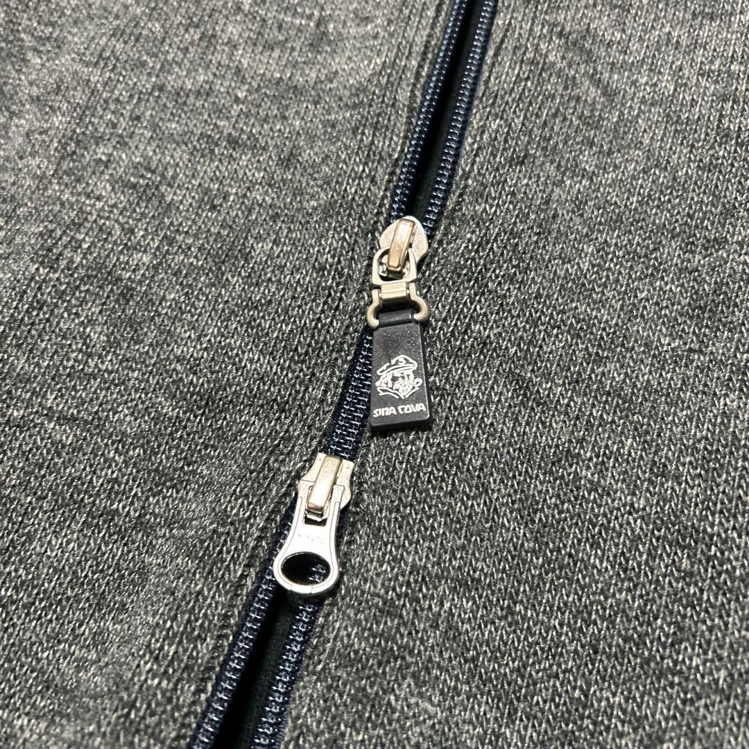 ニットブルゾン　シナコバ　XL グレー　ドライバーズニット