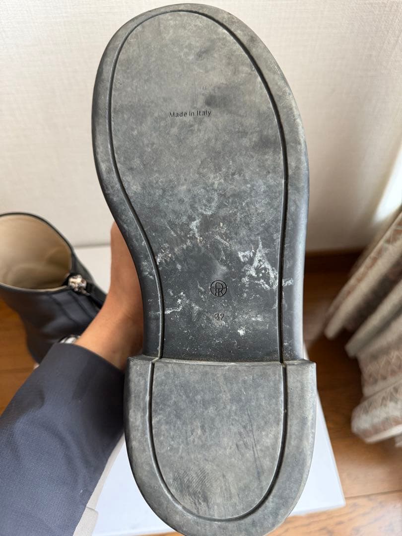 THE ROW Zipped Boot 39 ブラック