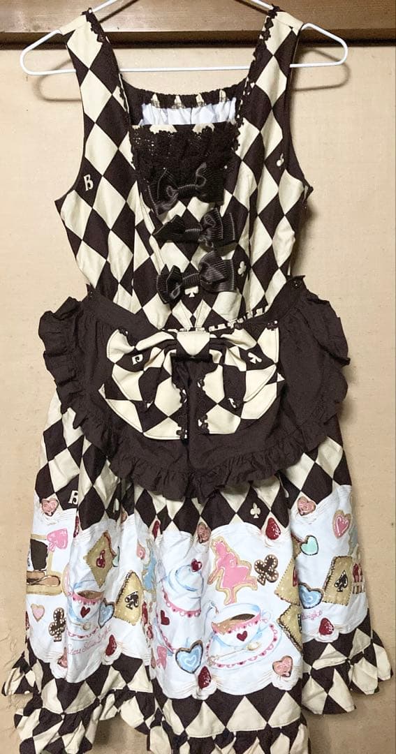 BABY アリスのクッキー柄　JSK