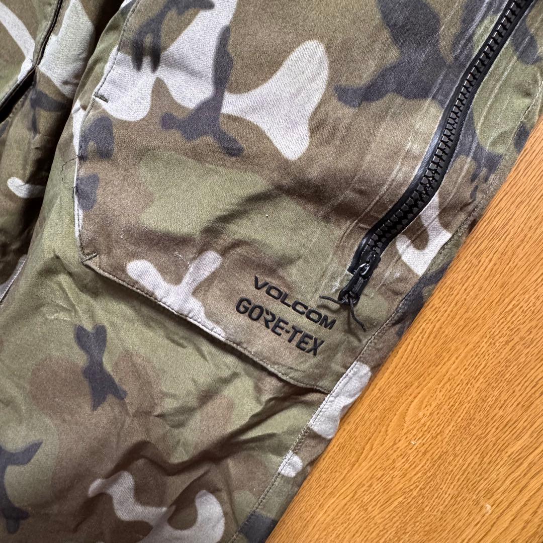 VOLCOM GORE-TEX ビブパン 迷彩柄