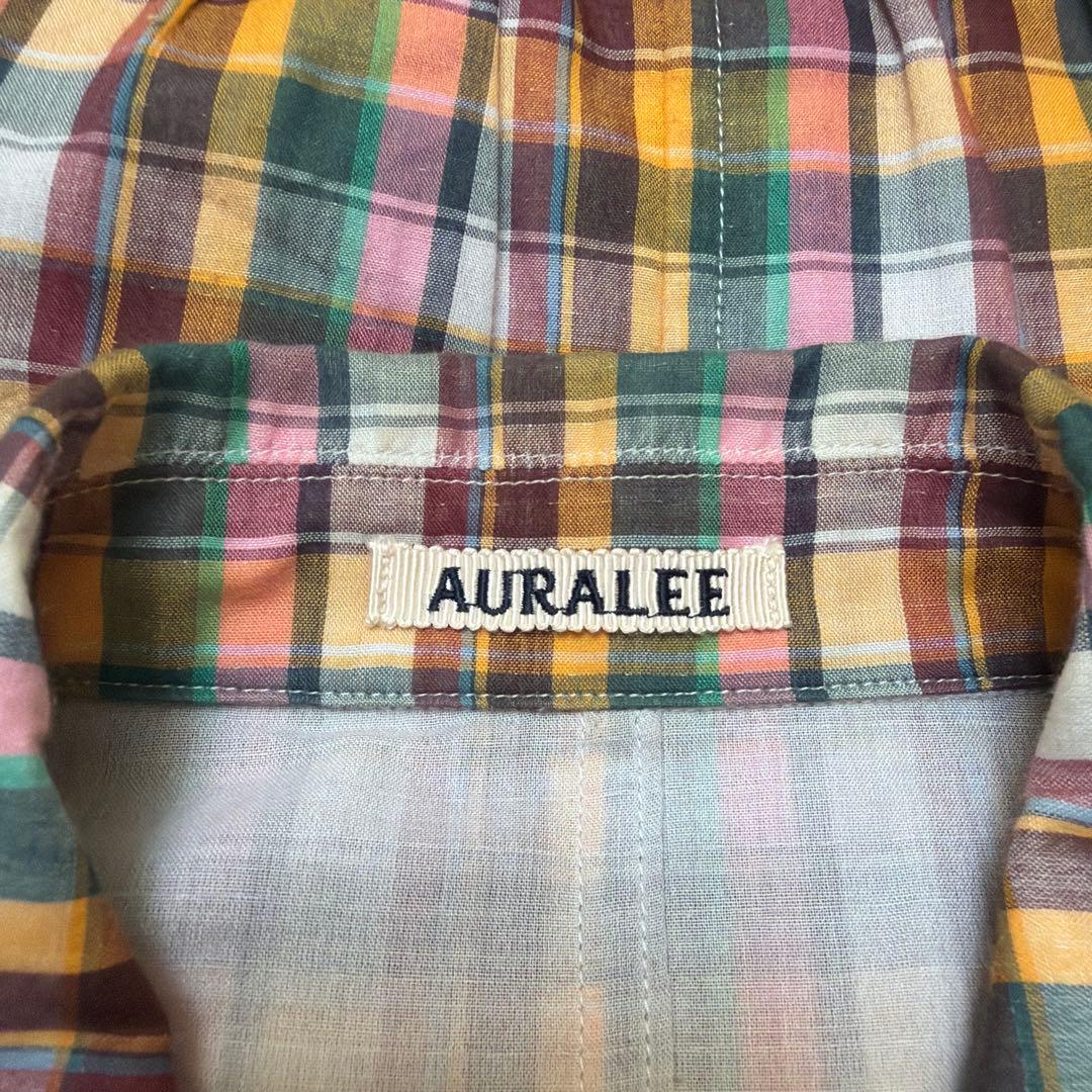 AURALEE マドラスチェック　ブルゾン