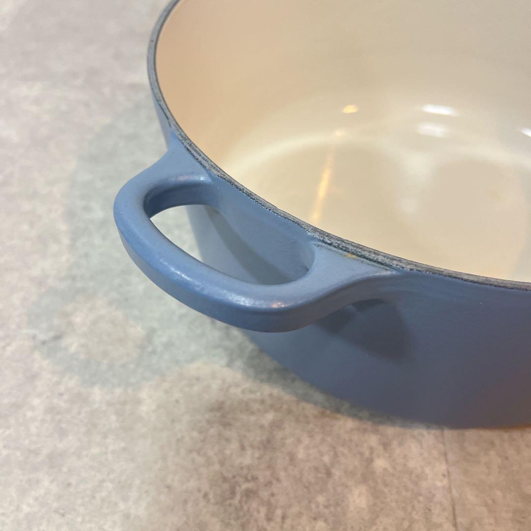LE CREUSET ル・クルーゼ　ココット・ロンド 24cm ブルー