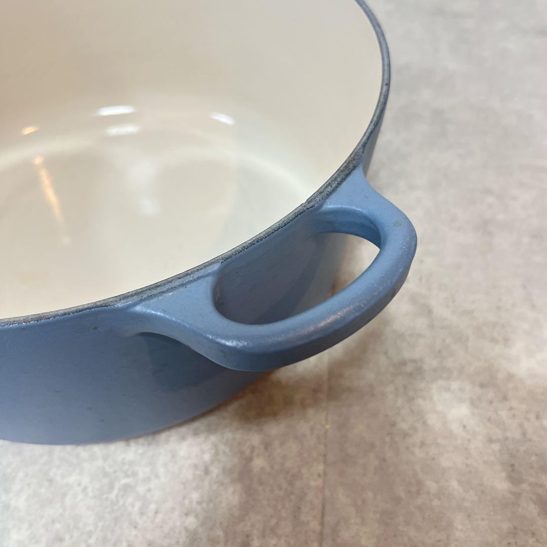 LE CREUSET ル・クルーゼ　ココット・ロンド 24cm ブルー
