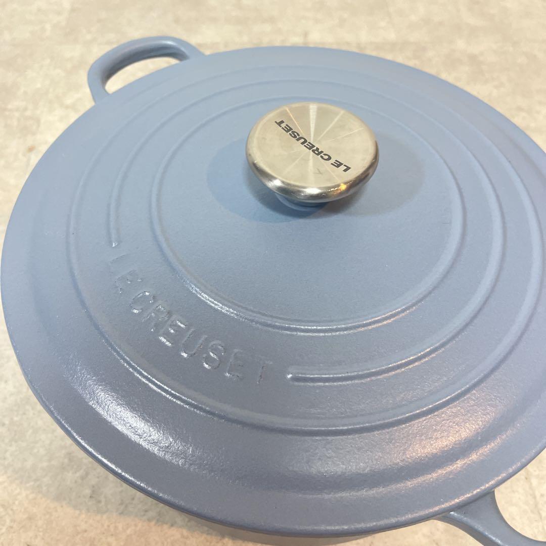 LE CREUSET ル・クルーゼ　ココット・ロンド 24cm ブルー
