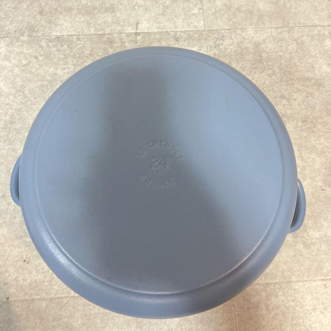 LE CREUSET ル・クルーゼ　ココット・ロンド 24cm ブルー