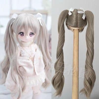 AX572 BJD 1/3 人形 ドール　用ウィッグ カツラ 耐熱 ハンドメイド