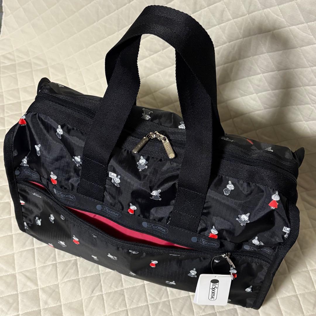 レスポートサック　ムーミン　リトルミイ　ミディアムボストン　キャリーオン仕様