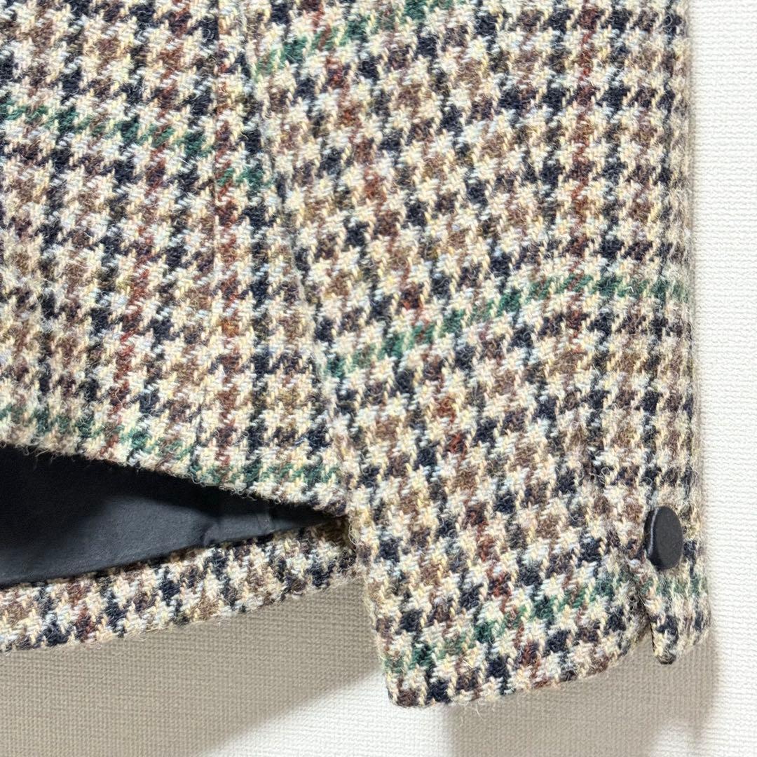 美品 MACPHEE ハリスツイード テーラードジャケット 千鳥格子 38