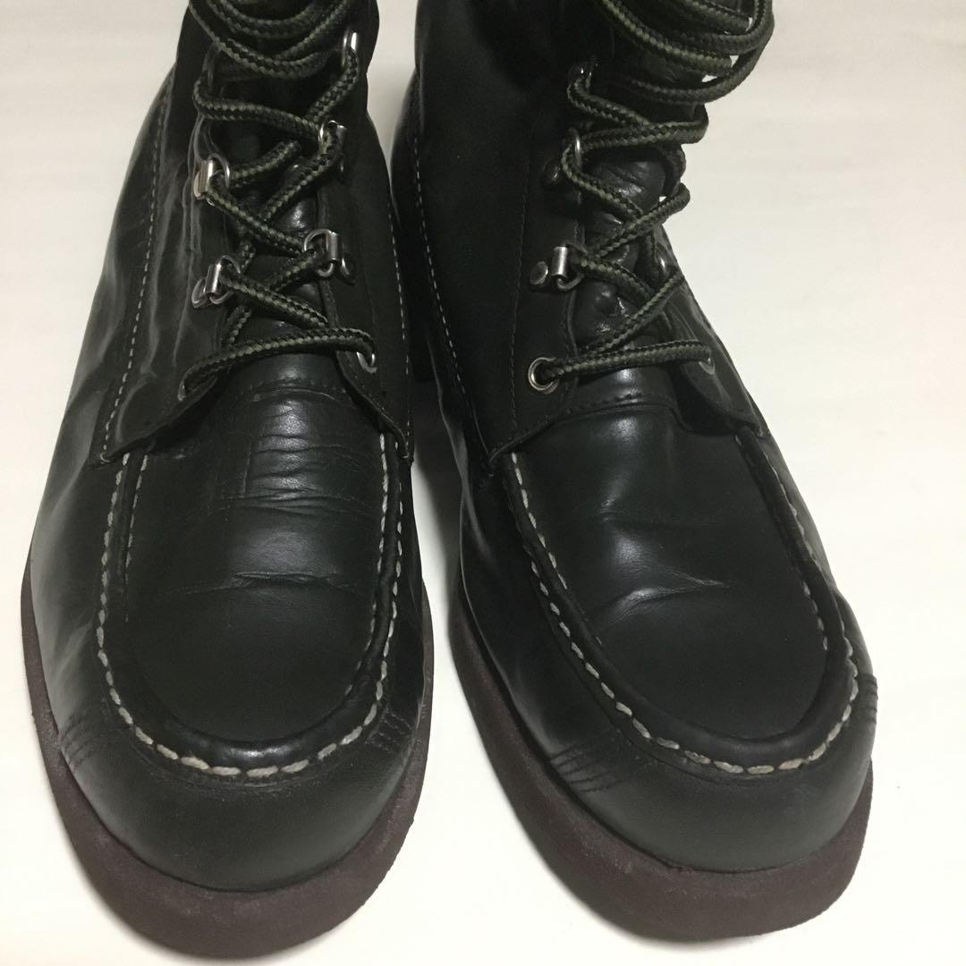 MASON モカシンブーツ　ダークグリーン　ラッセルモカシン