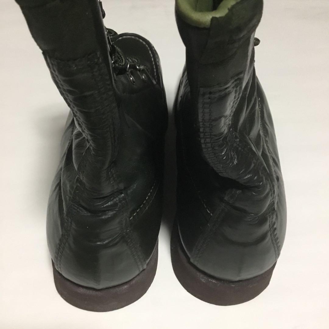 MASON モカシンブーツ　ダークグリーン　ラッセルモカシン