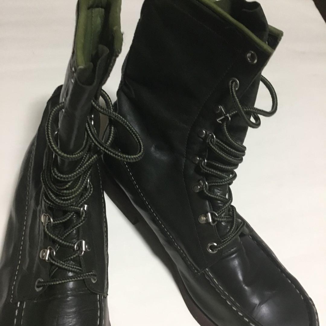MASON モカシンブーツ　ダークグリーン　ラッセルモカシン