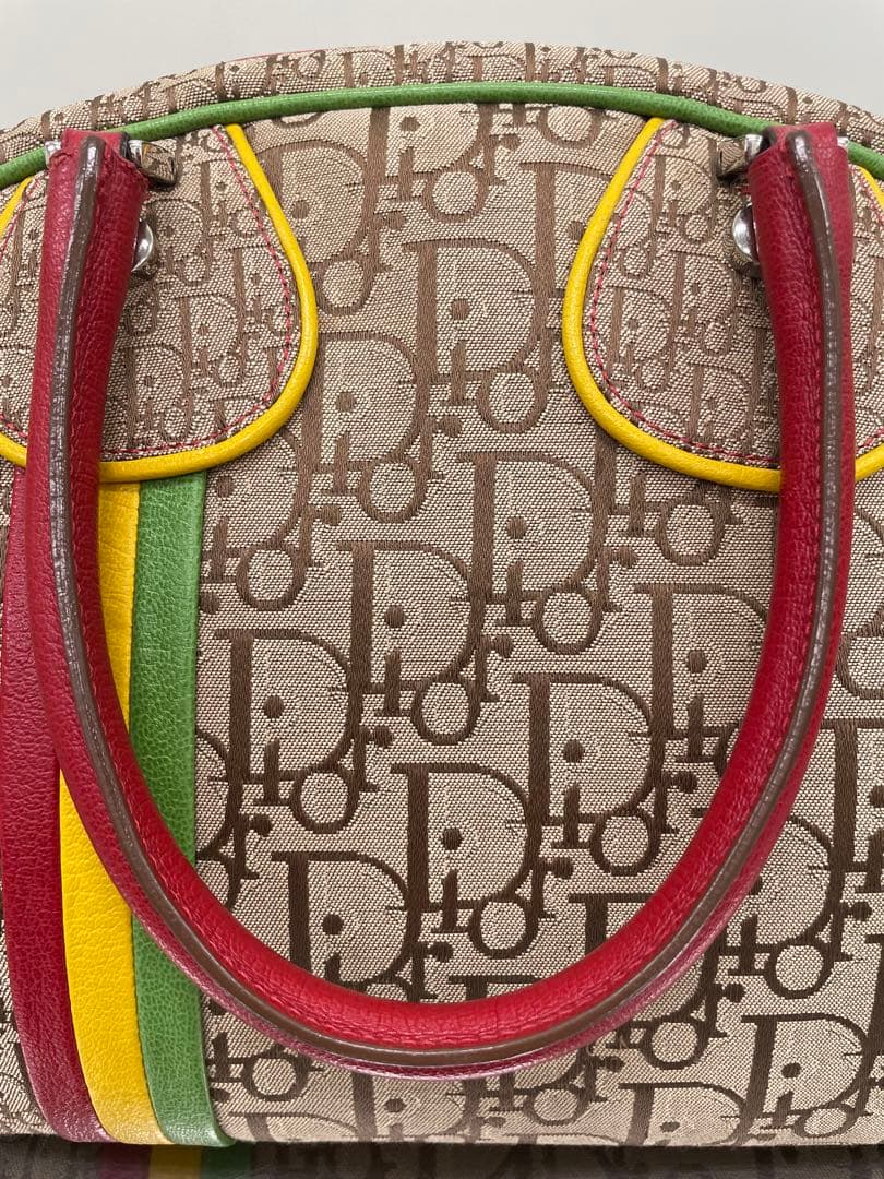 Christian Dior ラスタ キャンバス ボストンバッグ