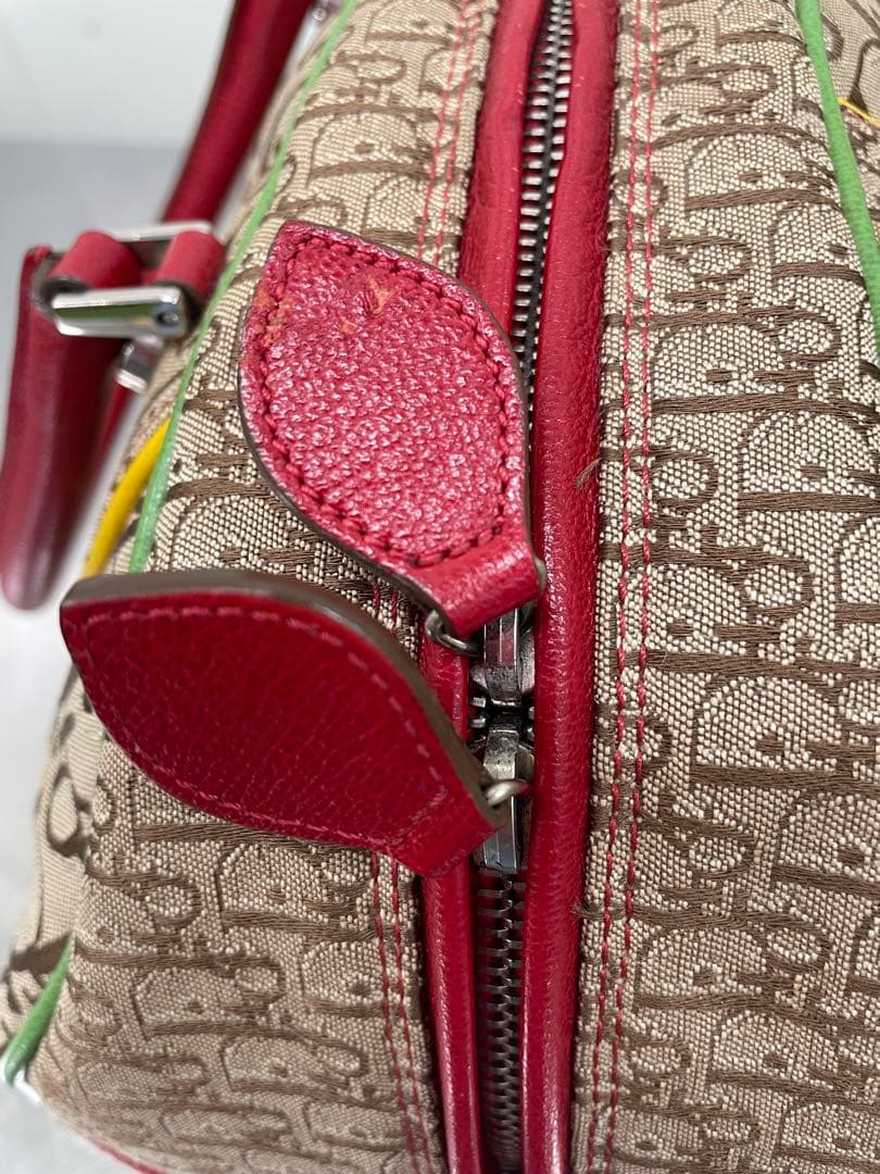 Christian Dior ラスタ キャンバス ボストンバッグ